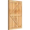 Ekena Millwork Framed Board-n-Batten Shutters w/Z-Bar, Rough Sawn Western Red Cedar, 21 1/2W x 32H, PR RBF06Z21X032RWR - alternate 4